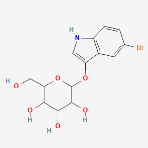 2-[(5-bromo-1H-indol-3-yl)oxy]-6-(hydroxymethyl)oxane-3,4,5-triol - 