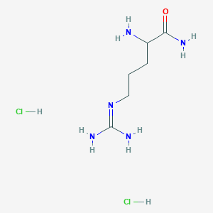 2-Amino-5-guanidino-pentanamide dihydrochloride - 