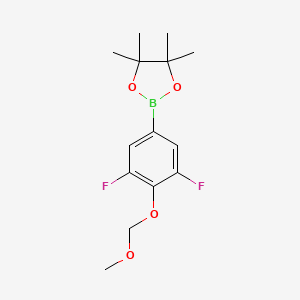 2-(3,5-Difluoro-4-(methoxymethoxy)phenyl)-4,4,5,5-tetramethyl-1,3,2-dioxaborolane - 