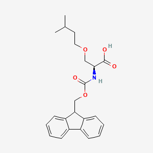 (S)-2-((((9H-Fluoren-9-yl)methoxy)carbonyl)amino)-3-(isopentyloxy)propanoic acid - 