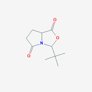 3-t-Butyl-dihydro-pyrrolo[1,2-c]oxazole-1,5-dione - 