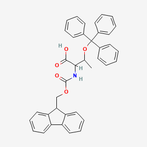 2-(9H-fluoren-9-ylmethoxycarbonylamino)-3-(triphenylmethyl)oxy-butanoic acid - 