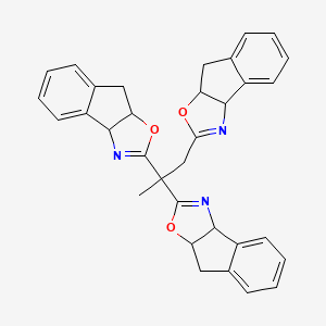 2-[2,2-bis({3aH,8H,8aH-indeno[1,2-d][1,3]oxazol-2-yl})propyl]-3aH,8H,8aH-indeno[1,2-d][1,3]oxazole - 