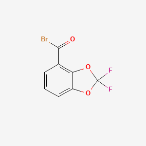 2,2-Difluorobenzo[d][1,3]dioxole-4-carbonyl bromide - 