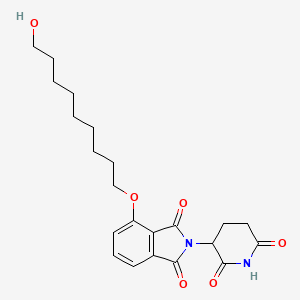 2-(2,6-Dioxopiperidin-3-yl)-4-((9-hydroxynonyl)oxy)isoindoline-1,3-dione - 