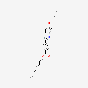 Nonyl 4-[(E)-{[4-(hexyloxy)phenyl]imino}methyl]benzoate - 793724-55-7