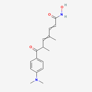 7-[4-(Dimethylamino)phenyl]-n-hydroxy-4,6-dimethyl-7-oxohepta-2,4-dienamide - 