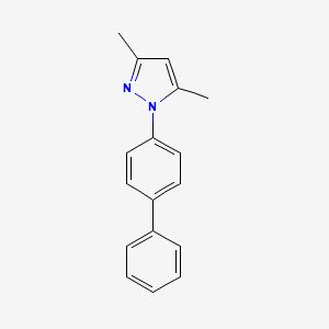 1-(Biphenyl-4-yl)-3,5-dimethyl-1H-pyrazole - 