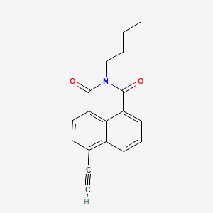 2-Butyl-6-ethynyl-1H-benzo[de]isoquinoline-1,3(2H)-dione - 