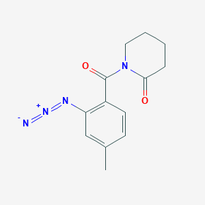 1-(2-Azido-4-methylbenzoyl)piperidin-2-one - 797751-38-3
