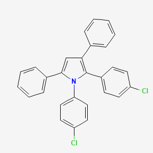 1,2-Bis(4-chlorophenyl)-3,5-diphenyl-1H-pyrrole - 801278-19-3