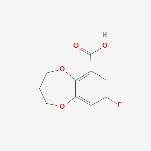 8-Fluoro-3,4-dihydro-2H-1,5-benzodioxepine-6-carboxylic acid - 819800-70-9
