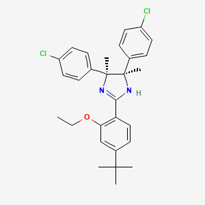 (4s,5r)-2-(4-Tert-Butyl-2-Ethoxyphenyl)-4,5-Bis(4-Chlorophenyl)-4,5-Dimethyl-4,5-Dihydro-1h-Imidazole - 