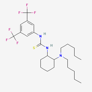 1-[3,5-Bis(trifluoromethyl)phenyl]-3-[2-(dipentylamino)cyclohexyl]thiourea - 