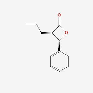 (3R,4R)-4-phenyl-3-propyloxetan-2-one - 652150-97-5