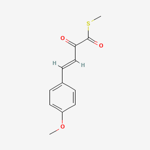(E)-S-Methyl 4-(4-methoxyphenyl)-2-oxobut-3-enethioate - 