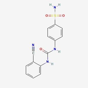 1-(2-Cyanophenyl)-3-(4-sulfamoylphenyl)urea - 