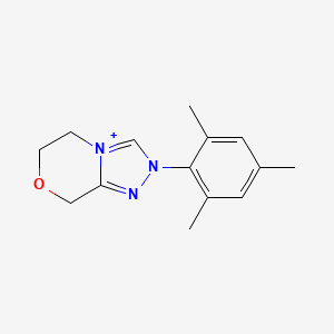 2-Mesityl-6,8-dihydro-5H-[1,2,4]triazolo[3,4-c][1,4]oxazin-2-ium - 