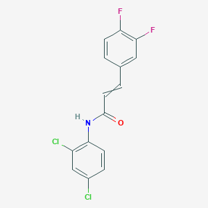 N-(2,4-Dichlorophenyl)-3-(3,4-difluorophenyl)prop-2-enamide - 821004-84-6