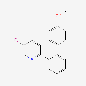 5-Fluoro-2-(4'-methoxy-[1,1'-biphenyl]-2-yl)pyridine - 