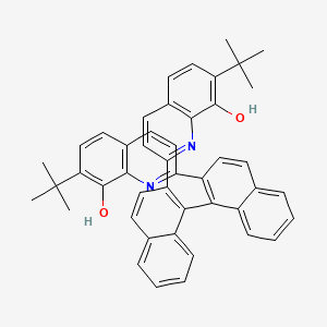 2,2'-(1,1'-Binaphthyl-2,2'-diyl)bis(7-tert-butylquinolin-8-OL) - 
