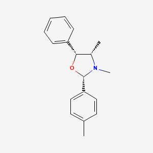 Oxazolidine, 3,4-dimethyl-2-(4-methylphenyl)-5-phenyl-, (2S,4S,5R)- - 653600-78-3