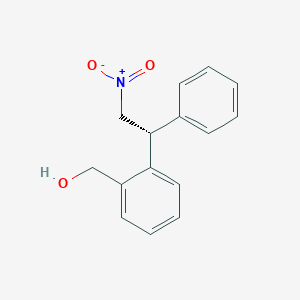 {2-[(1R)-2-Nitro-1-phenylethyl]phenyl}methanol - 675872-80-7