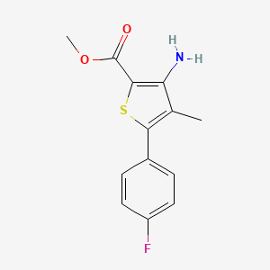 3-Amino-5-(4-fluorophenyl)-4-methylthiophene-2-carboxylic acid methyl ester - 