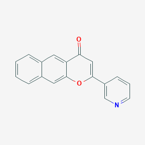 4H-Naphtho[2,3-b]pyran-4-one, 2-(3-pyridinyl)- - 652138-00-6