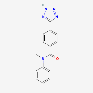 N-methyl-N-phenyl-4-(2H-tetrazol-5-yl)benzamide - 651769-68-5