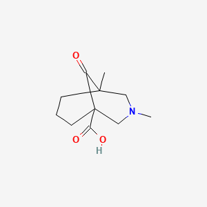 3,5-Dimethyl-9-oxo-3-azabicyclo[3.3.1]nonane-1-carboxylic acid - 803634-06-2