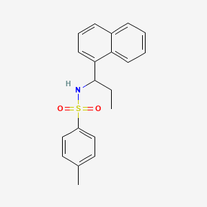 Benzenesulfonamide, 4-methyl-N-[1-(1-naphthalenyl)propyl]- - 652155-29-8