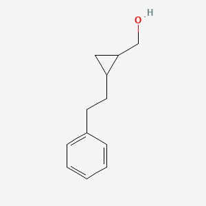 [2-(2-Phenylethyl)cyclopropyl]methanol - 662143-14-8