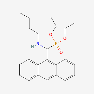 Diethyl [(anthracen-9-YL)(butylamino)methyl]phosphonate - 797763-37-2