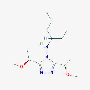 4-(1-Ethylbutylamino)-(s,s)-3,5-bis(1-methoxyethyl)-1,2,4-triazole - 652538-39-1