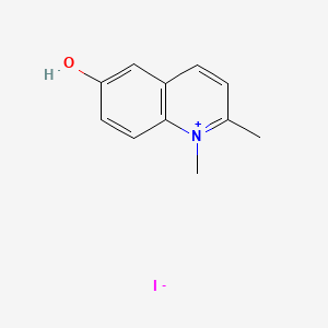 6-Hydroxy-1,2-dimethylquinolin-1-ium iodide - 797039-83-9
