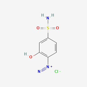 2-Hydroxy-4-sulfamoylbenzene-1-diazonium chloride - 799767-11-6