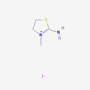 2-Amino-3-methyl-4,5-dihydro-1,3-thiazol-3-ium iodide - 652152-21-1