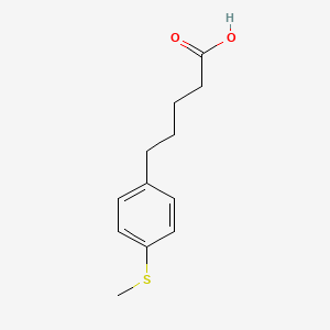 5-[4-(Methylsulfanyl)phenyl]pentanoic acid - 817166-89-5