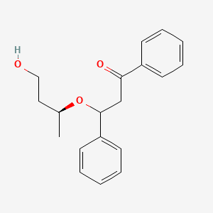 3-{[(2S)-4-Hydroxybutan-2-yl]oxy}-1,3-diphenylpropan-1-one - 652146-31-1