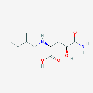 (2S,4S)-5-amino-4-hydroxy-2-(2-methylbutylamino)-5-oxopentanoic acid - 745826-31-7