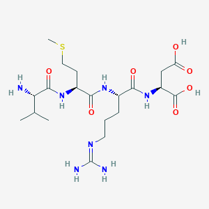 L-Aspartic acid, L-valyl-L-methionyl-L-arginyl- - 652977-16-7