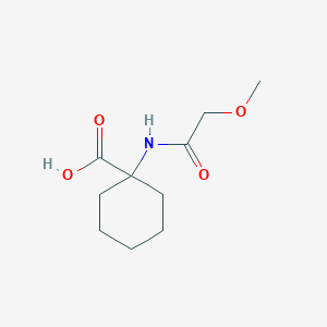 1-(2-Methoxyacetamido)cyclohexane-1-carboxylic acid - 652172-86-6