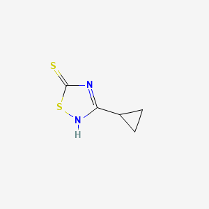 3-Cyclopropyl-1,2,4-thiadiazole-5(2H)-thione - 828934-79-8