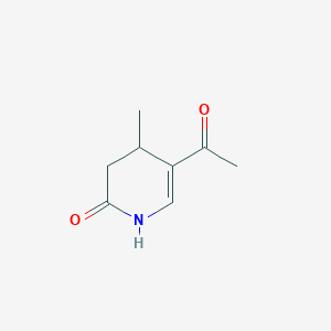 5-Acetyl-4-methyl-3,4-dihydropyridin-2(1H)-one - 681473-86-9