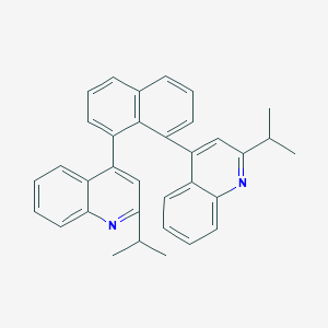 1,8-Bis(2-isopropyl-4-quinolyl)naphthalene - 796087-99-5