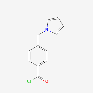 4-[(1H-Pyrrol-1-yl)methyl]benzoyl chloride - 144096-31-1