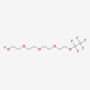 13,13,14,14,14-Pentafluoro-3,6,9,12-tetraoxatetradecan-1-OL - 652983-61-4