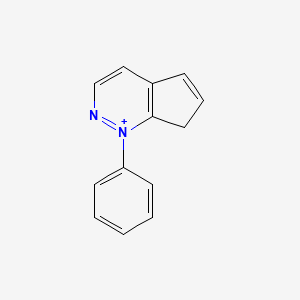 1-Phenyl-7H-cyclopenta[c]pyridazin-1-ium - 670223-02-6
