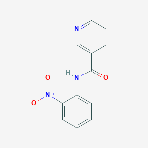 3-Pyridinecarboxamide, N-(2-nitrophenyl)- - 152751-68-3